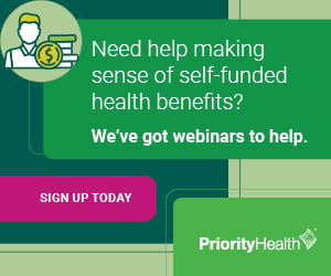 Priority Health self funded webinar ad